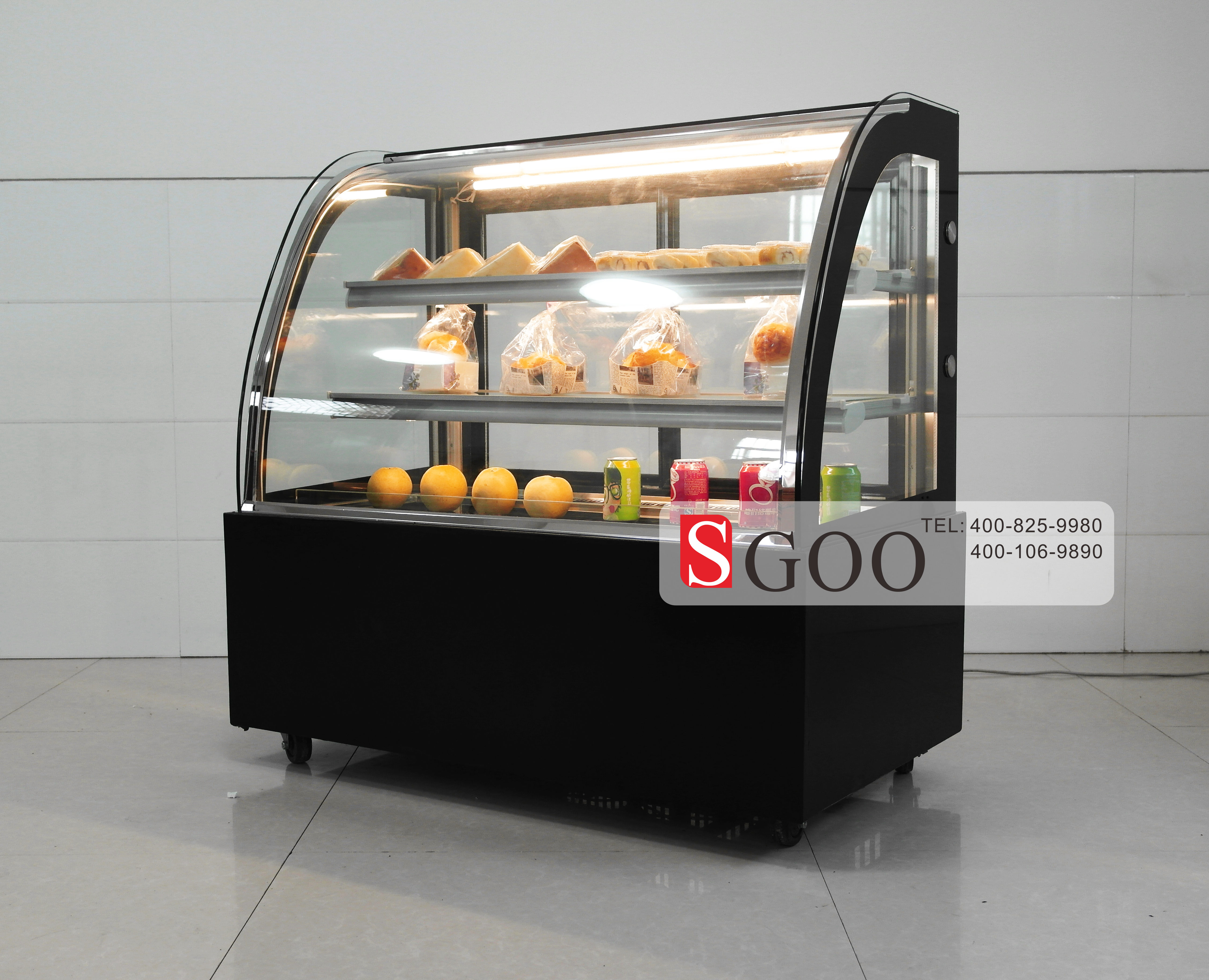 Supermarket refrigerated showcase How to install refrigeration equipment 