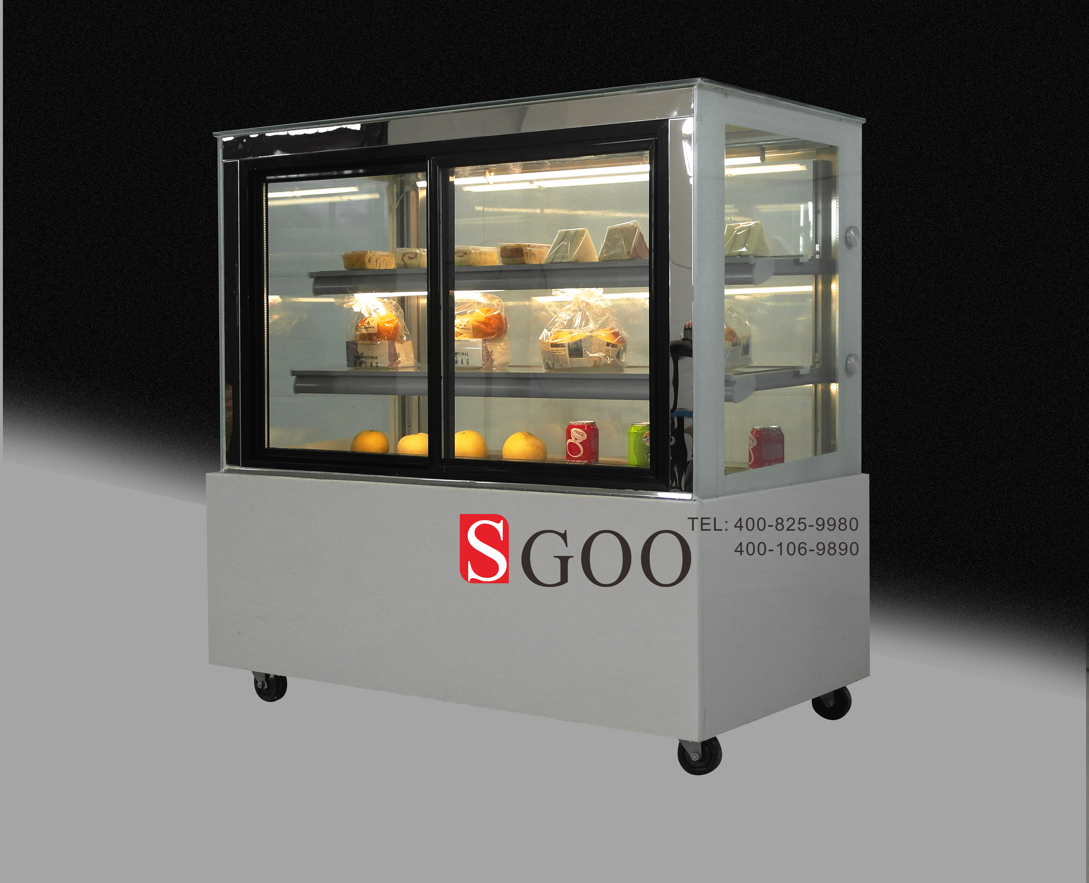 How hairy crabs fresh refrigerated showcase display cooler tell you