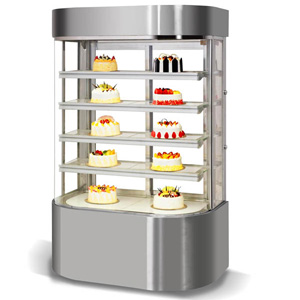 The working principle of the electrical system of the indirect cooling supermarket refrigerated showcase 