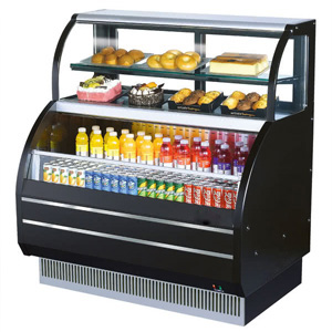 Display cooler automatic control system 