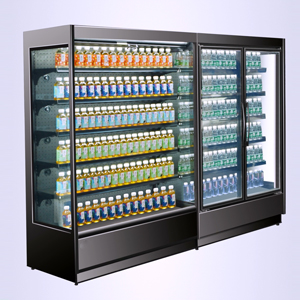 The structure and working principle of refrigerated showcase BCD-218W intelligent variable volume commercial refrigeration 