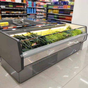 超市鲜肉蔬菜冷柜使用图