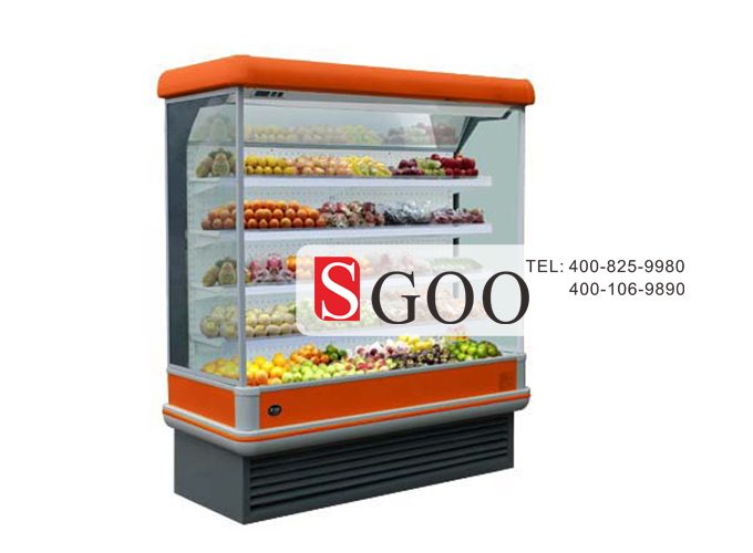 What are the classifications of supermarket commercial refrigeration and display cases? 